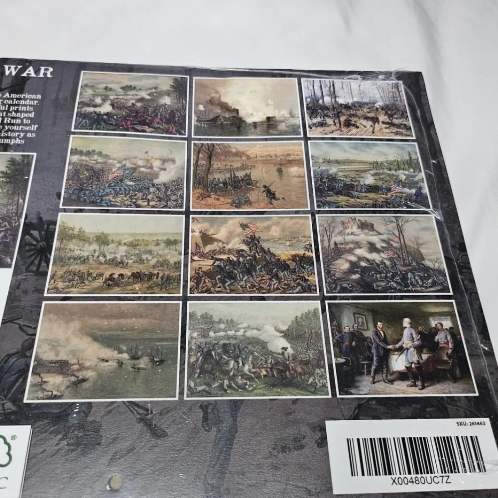 New Gotham The Civil War 2025 Calendar 12 Months American History Made in USA